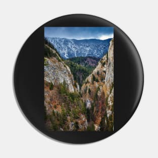 Canyon and mountain range Pin