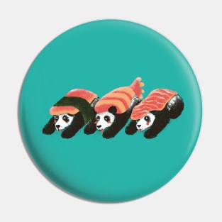 Panda Sushi Pin