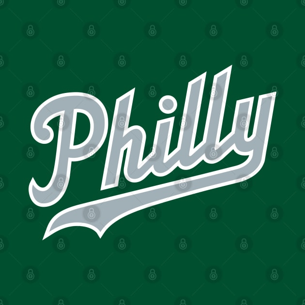 Philly Script - Green/Silver by KFig21