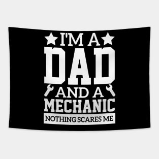 technician i'm a dad and a mechanic cool repair quote handyman car Tapestry