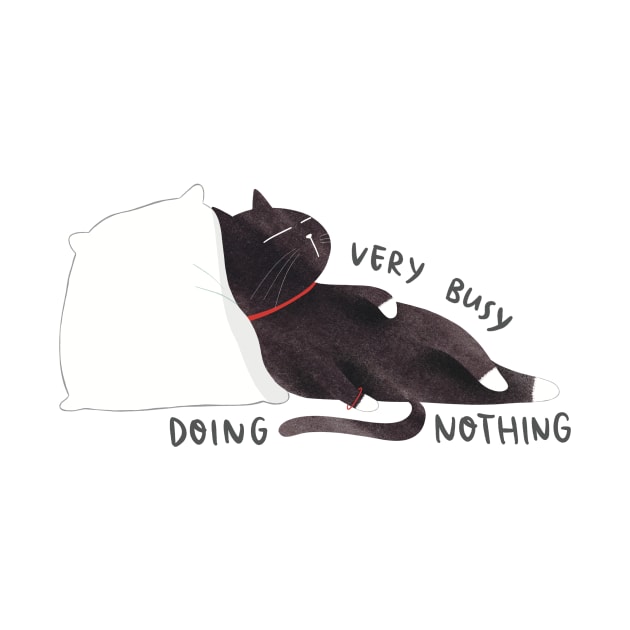 Very busy doing nothing by Moonaries illo