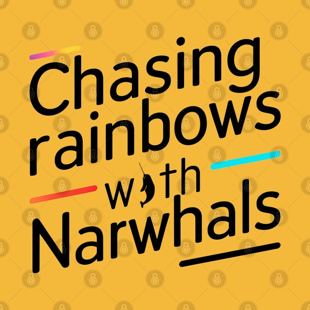 Chasing Rainbows With Narwhals by NomiCrafts