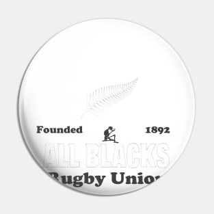 Skulls Rugby New Zealand Rugby Pin