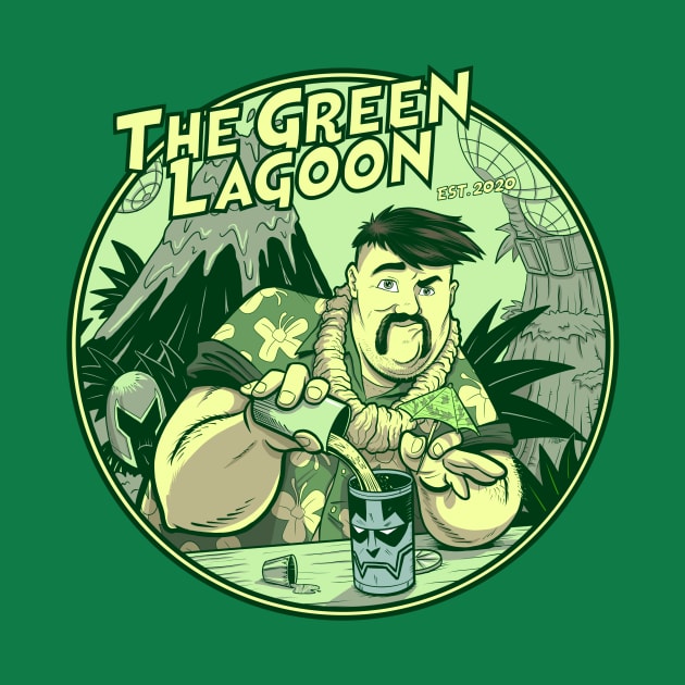 Green Lagoon: Blob the Bartender by elliotcomicart