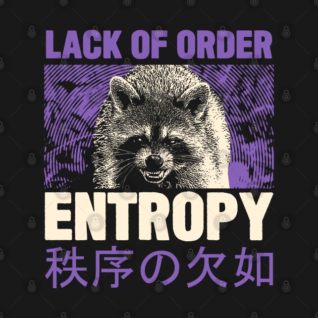 Entropy Raccoon by giovanniiiii