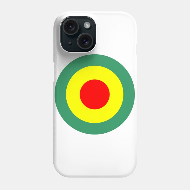 Red Yellow Green Roundel Phone Case by Alan Hogan