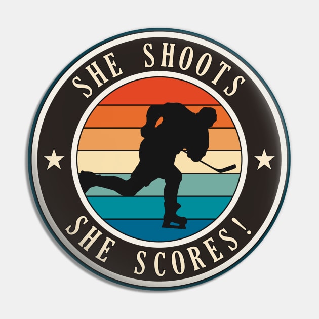 She Shoots She Scores Pin by ranxerox79