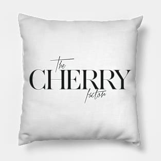 The Cherry Factor Pillow