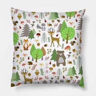 Forest animals pattern Pillow