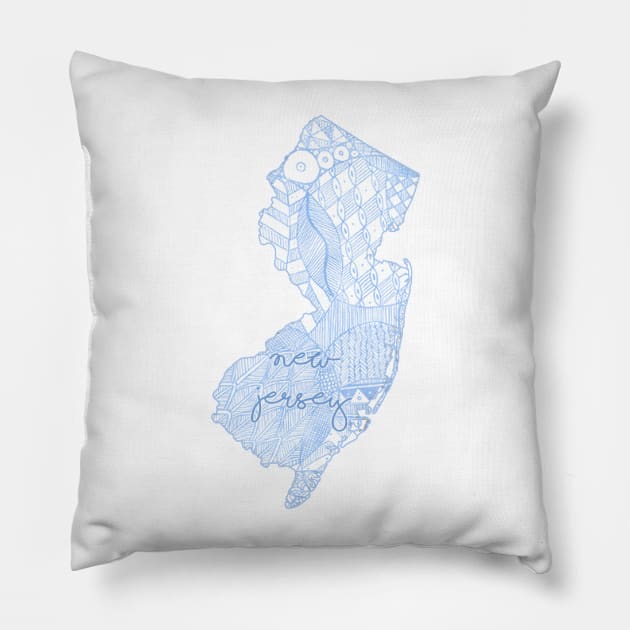 New Jersey Pillow by ally1021