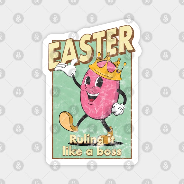 Easter Ruling It Like A Boss Magnet by Rowdy Designs