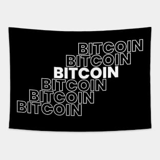 Bitcoin typography Tapestry