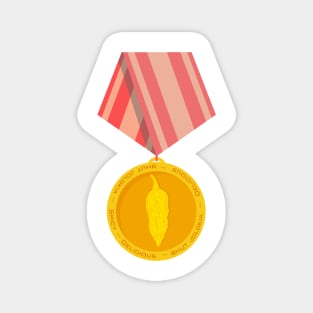 Chili Pepper Medal Magnet