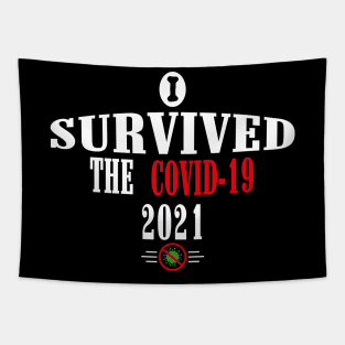 I Survived The Corona Virus 2021 Newest Tapestry