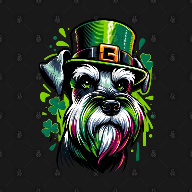 Standard Schnauzer's Joyful St Patrick's Day Celebration by ArtRUs