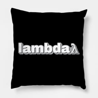 Lambda Logo Pillow