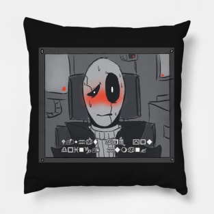 WD Gaster - Flushed Pillow