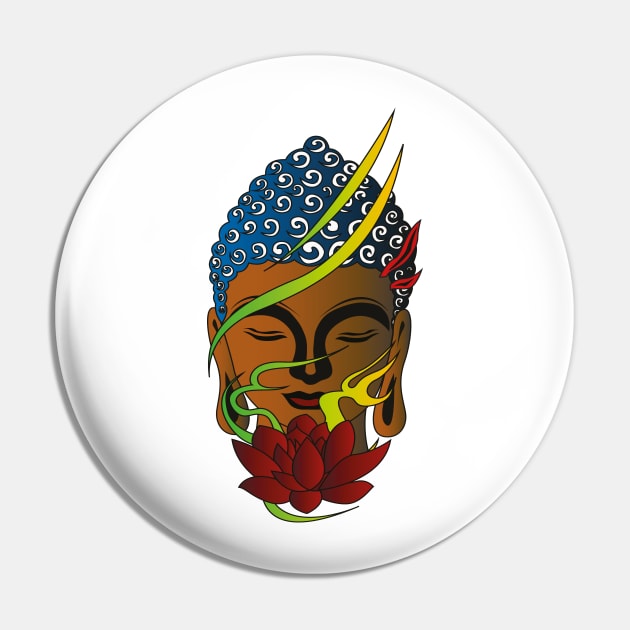 buddha Pin by RG ART & DESIGN