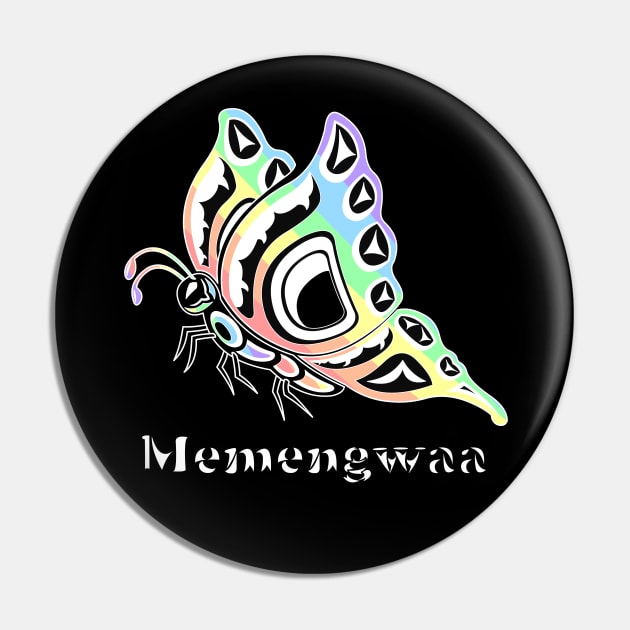 Memengwaa (Butterfly) Ally Pin by KendraHowland.Art.Scroll