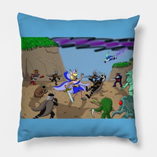 Surrounded by the Chrystalis army Pillow