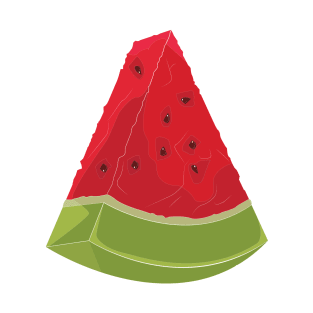 Food Vignette: Watermelon Slice T-Shirt