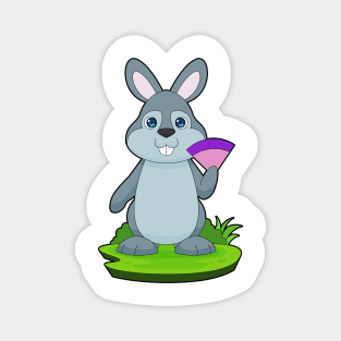 Rabbit Hand fan Magnet