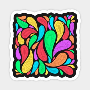 Colorful Paisley Magnet