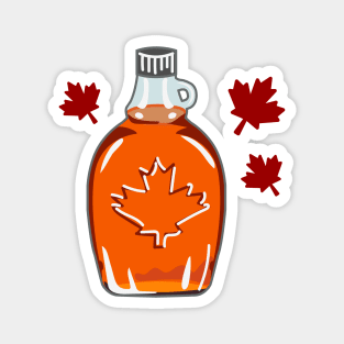 Super Canadian Maple Syrup Bottle Magnet