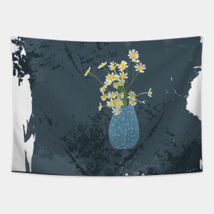 Daisy Blue Tapestry