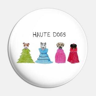 Darien Sport Haute Dogs Pin