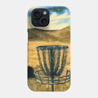 Disc Golf in the Rolling Grassy Hills Phone Case