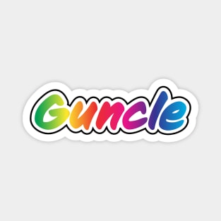 Gay Uncle T-Shirt | Guncle | Uncle Gift | Fun Uncle | Unisex - Men & Women's Tee | LGBT shirts Magnet