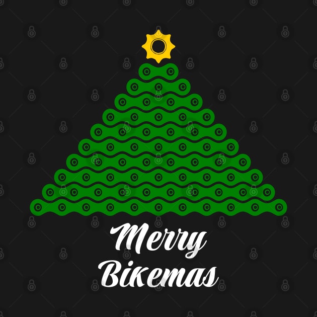 A funny Cycling Christmas Tree (Black Background) by p3p3ncil