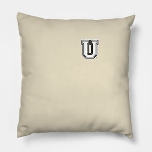 Varsity Liter U Pillow