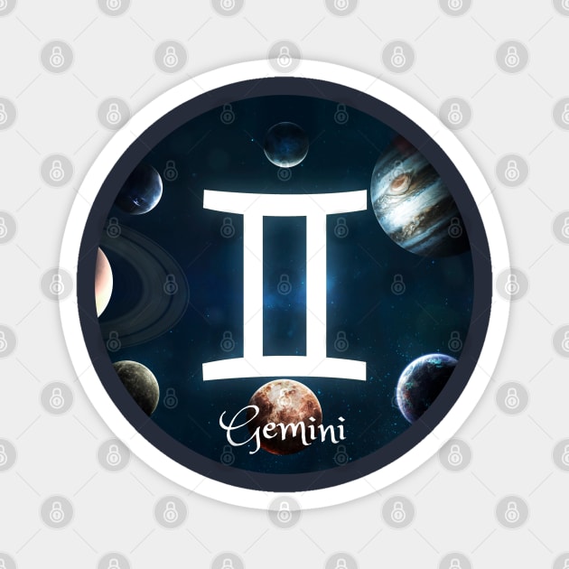 Gemini Magnet by Kat Heitzman