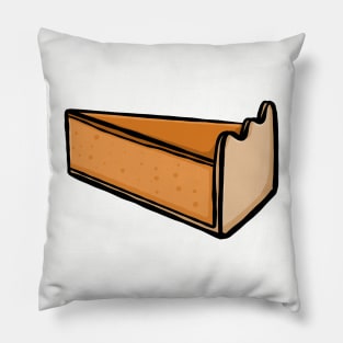 Cute pumpkin pie cartoon pattern simple minimal cartoon gourd Digital illustratione Pillow