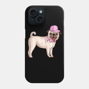 Pug With Cap Phone Case