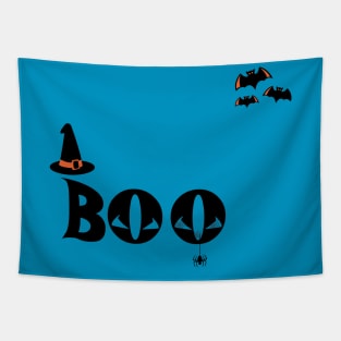 boo Funny Halloween Shirts For Women Kids Men Pumpkin Tapestry