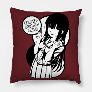 Closed Minded Baka Pillow