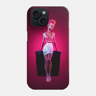 Toon black woman Phone Case