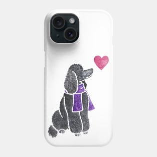 Watercolour Poodle Phone Case