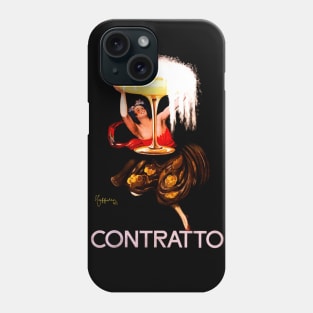 Leonetto Cappiello Advertising Poster Contrato Wine Phone Case