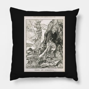 Votes for Women Punch cartoon 1908 Pillow