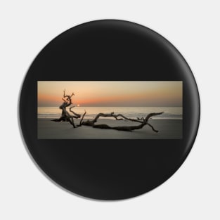 Beach Art Cropped Pin