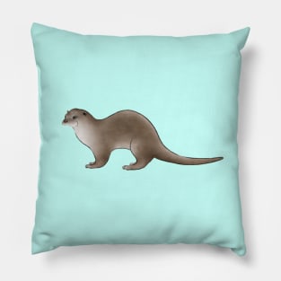 Eurasian Otter Pillow
