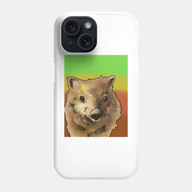 Wombat Phone Case by shehitsback