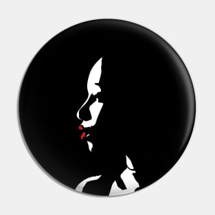 Lady With Red Lips Pin