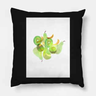 Green Fruit Mix Pillow