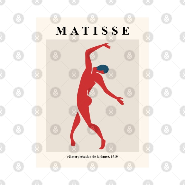 Henri Matisse the Dance Art Design, Men Women Gift Tshirt Sticker Print Poster by VanillaArt