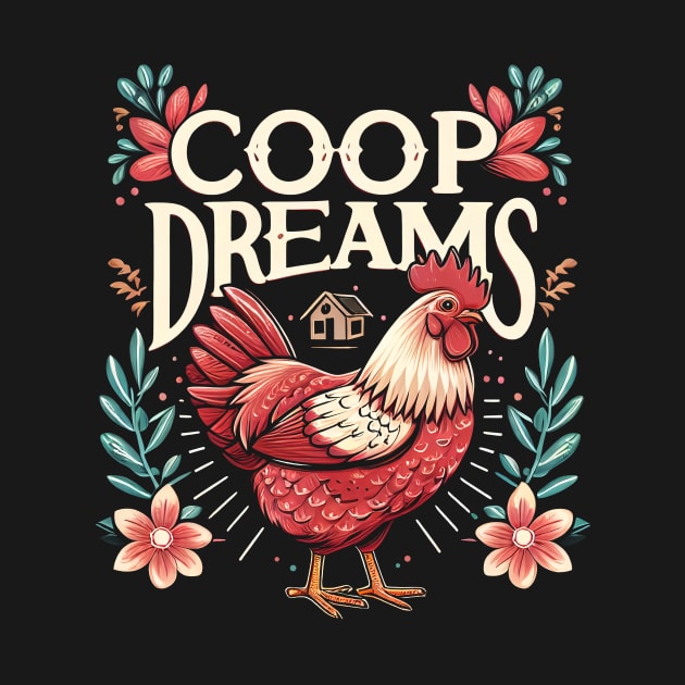 Coop Dreams - Because every chicken deserves to dream big by ArtbyJester